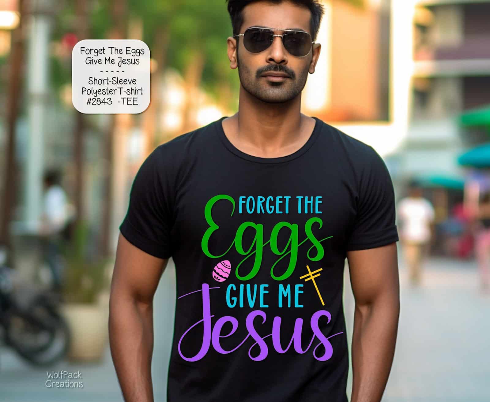 Essential Forget the Eggs Give Me Jesus Shirt
