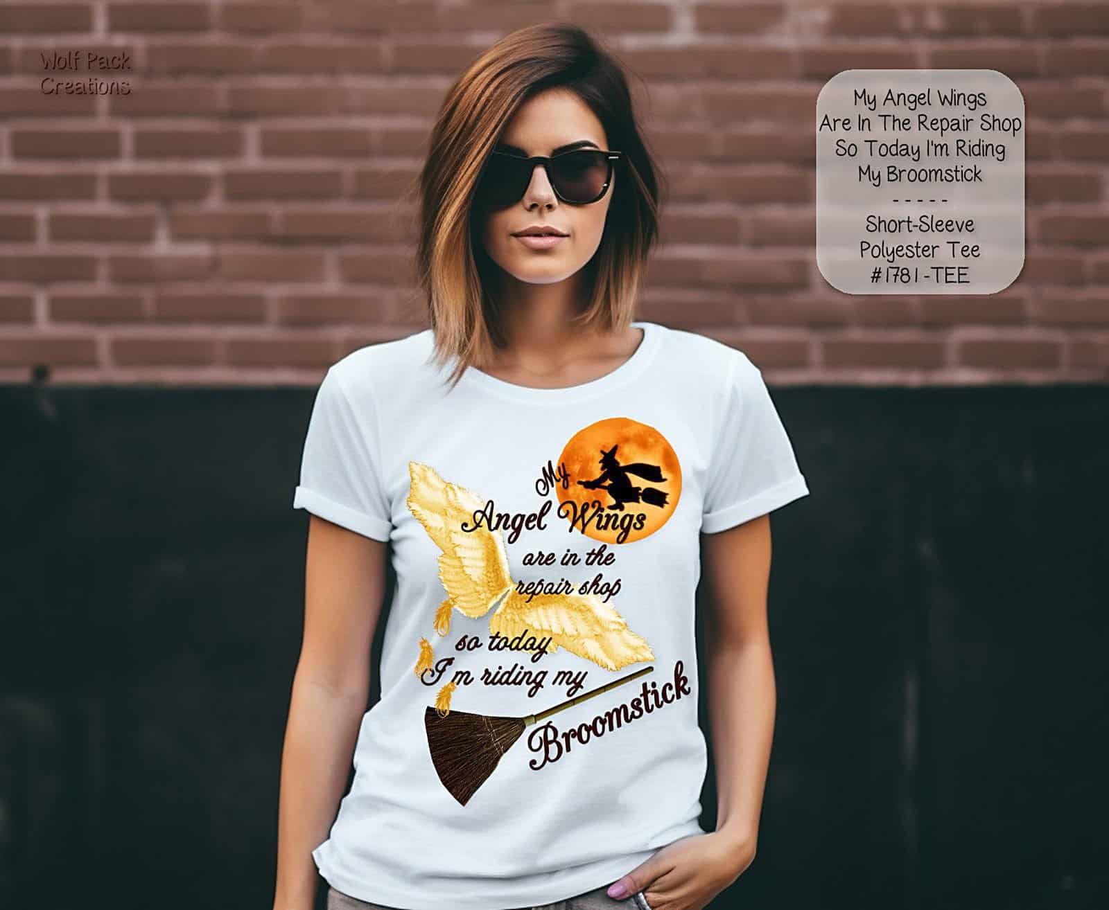 Funny Halloween Broomstick Shirt