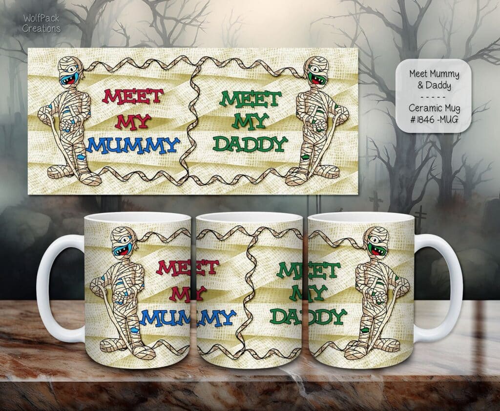 Charming Ceramic Coffee Mugs for Every Mummy and Daddy