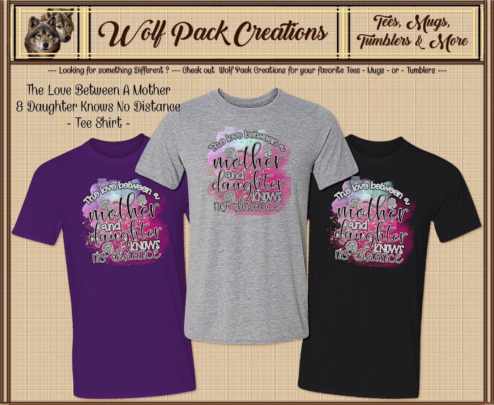 The Love Between Mother and Daughter Short Sleeve T-Shirt