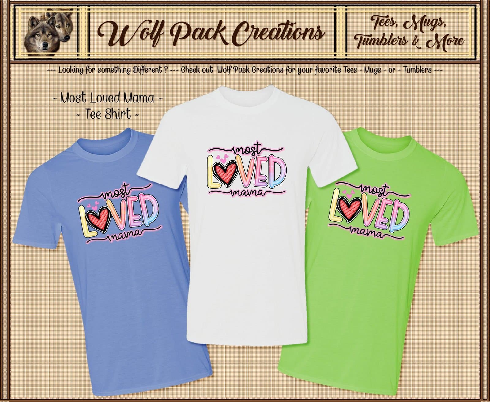Endearing Short Sleeve T-Shirt for the Most Loved Mama