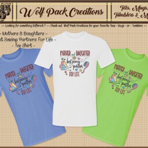 Beautiful Short Sleeve T-Shirt for Sewing Partners