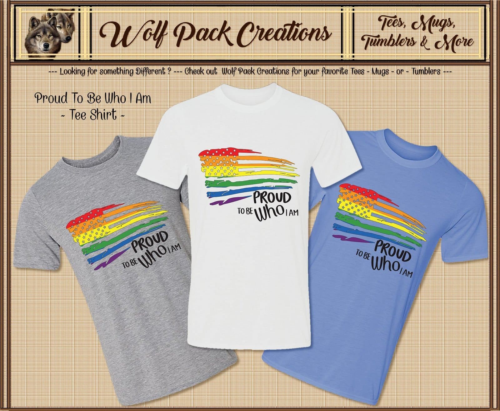 Beautiful Be Proud of Who You Are Short Sleeve T-Shirt