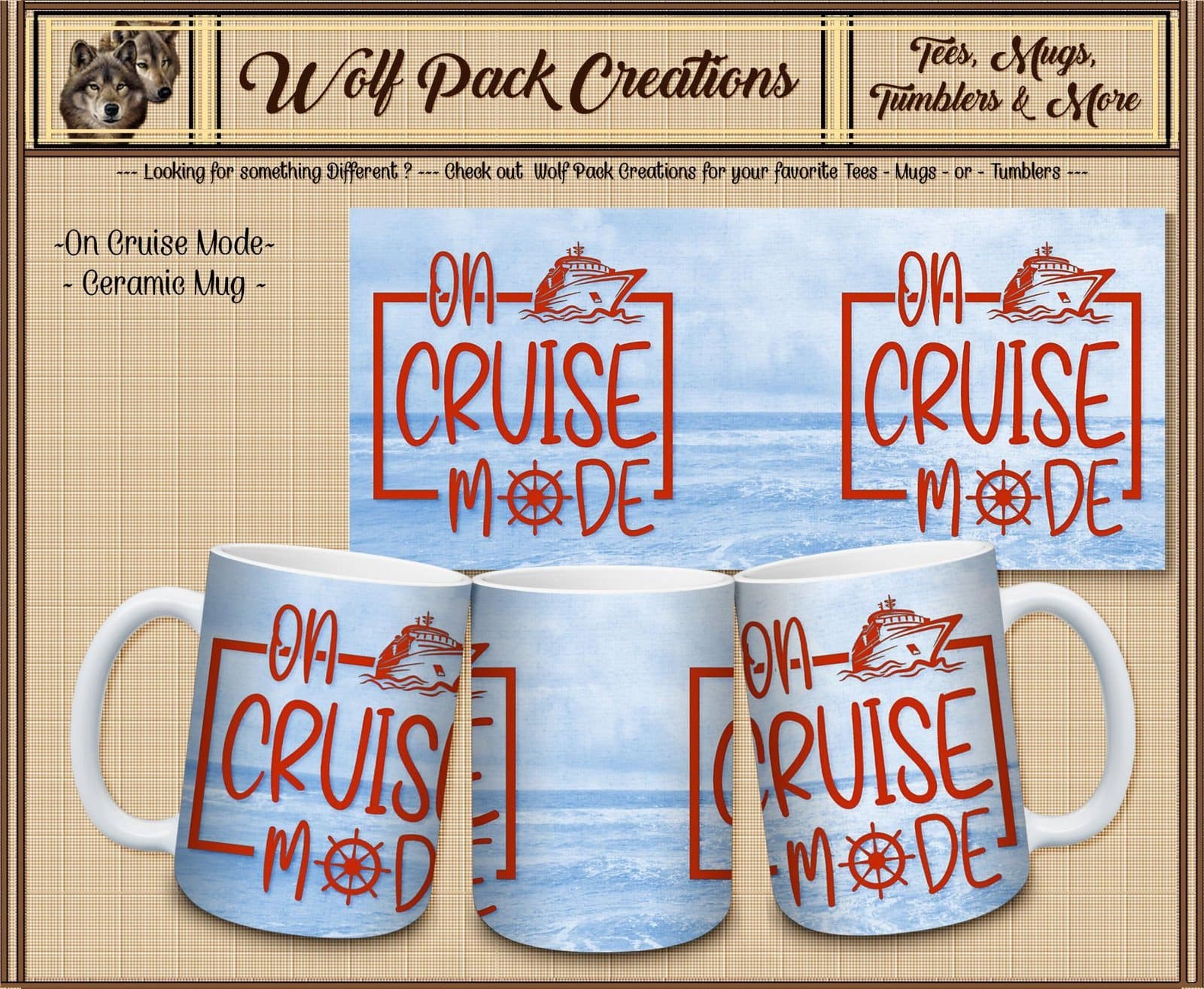 Beautiful Mug for those on Cruise Mode