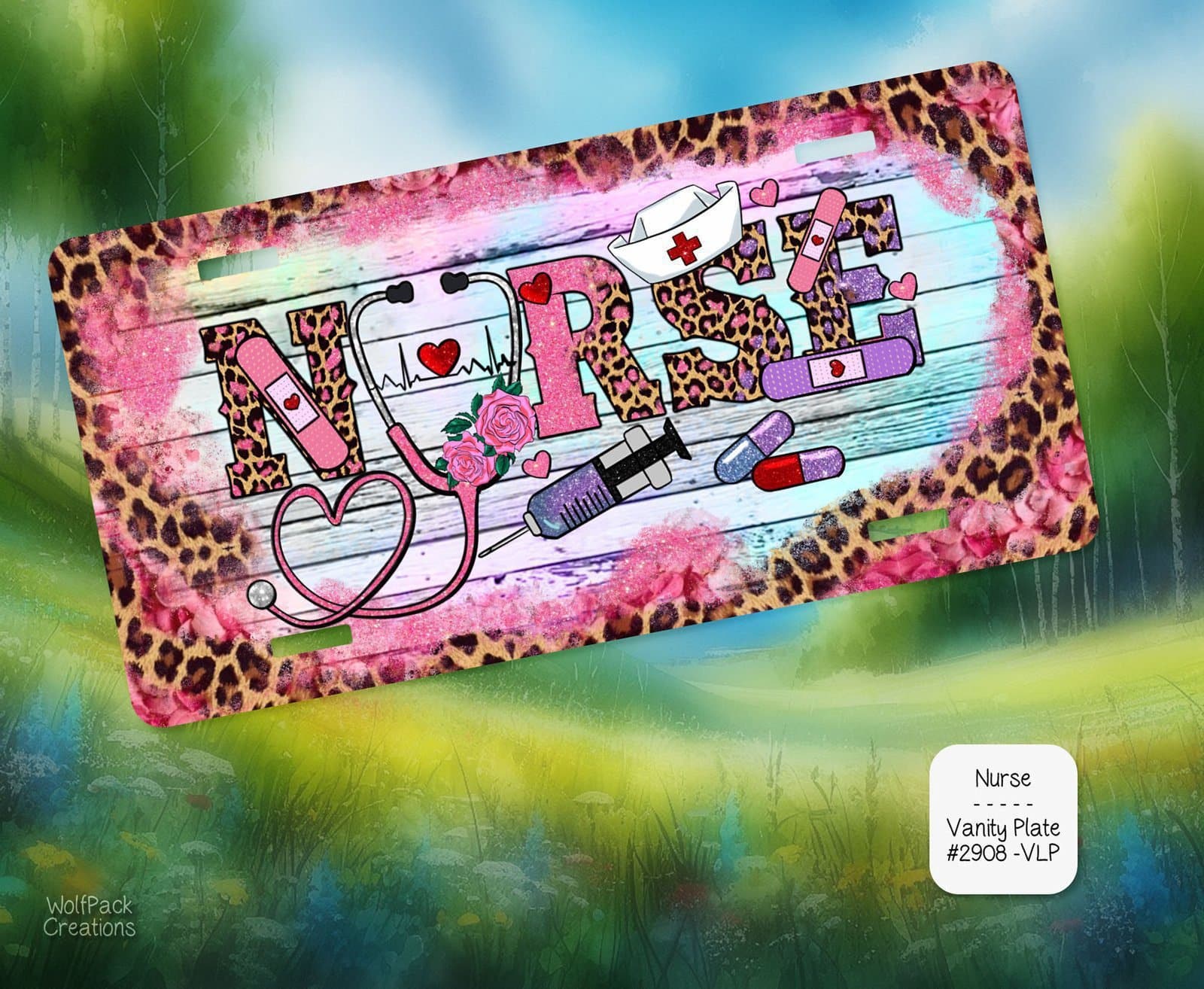 Nurse License Plate
