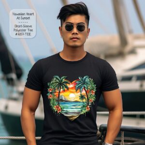 Short Sleeve Shirt: Beautiful Hawaii Heart
