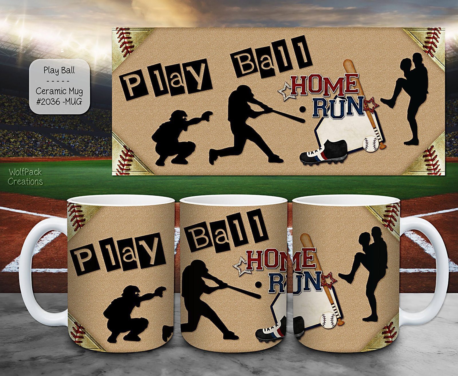 Versatile Ceramic Coffee Mug for Baseball Enthusiasts