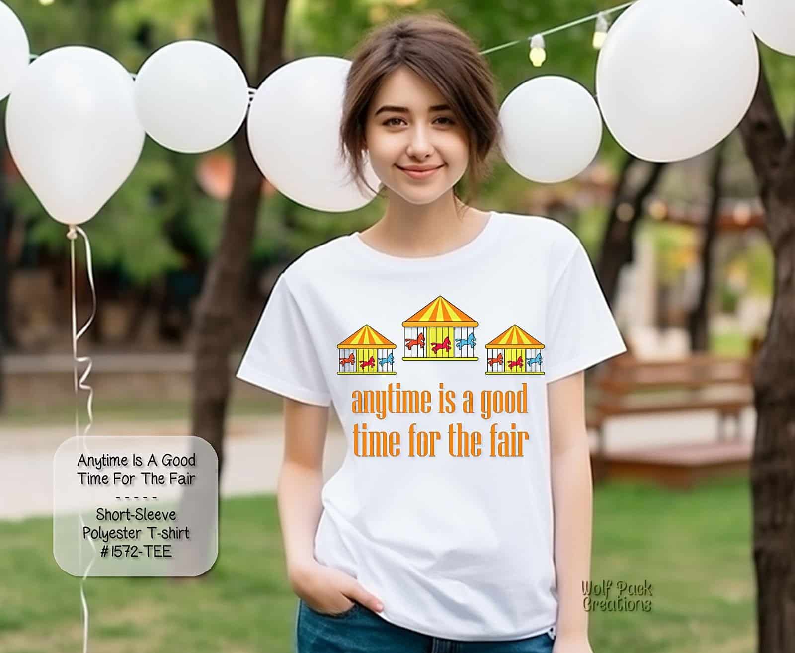 Nice Short Sleeve Shirt: Anytime is a Good Time at the Fair