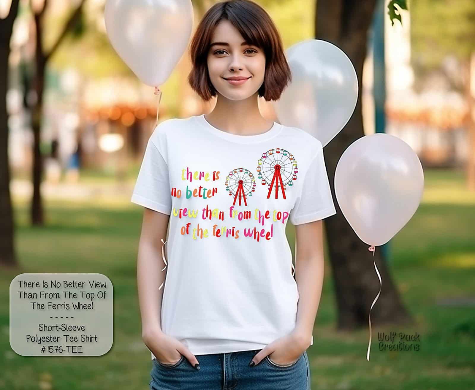 Beautiful Short Sleeve Shirt to Wear on the Ferris Wheel