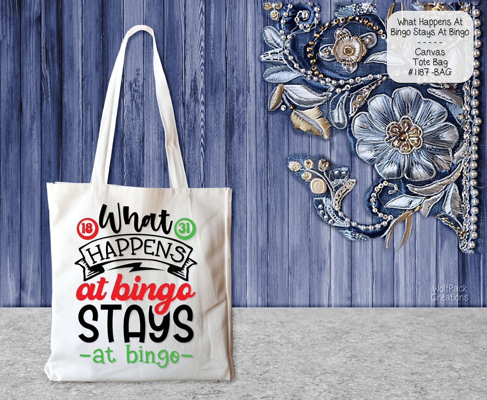 Bingo Tote Bag
