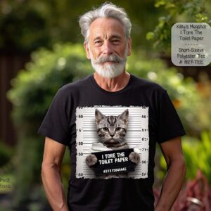 Hilarious Cat Lovers Shirt: I Tore the Toilet Paper