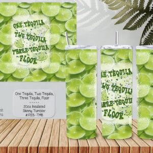 Beautiful Skinny Tumbler for Tequila Drinkers