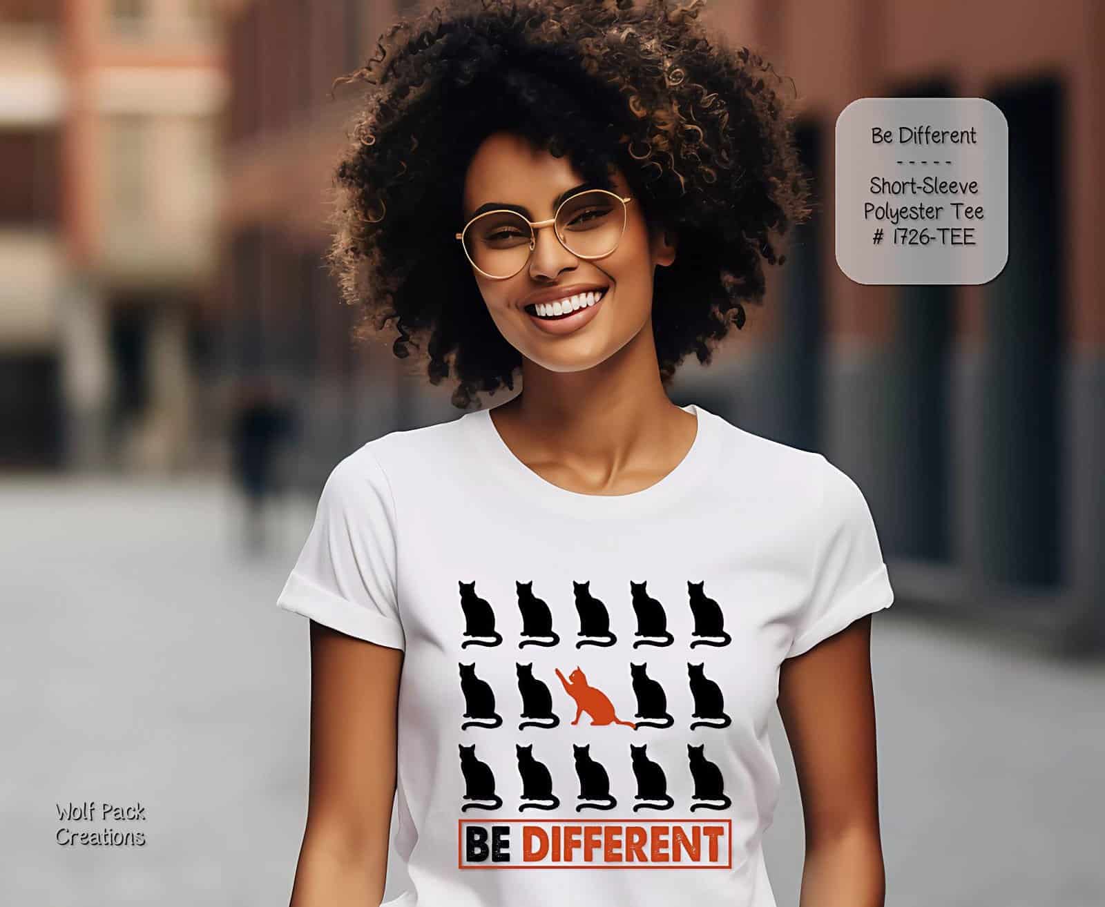 Beautiful Be Different Cat Shirt
