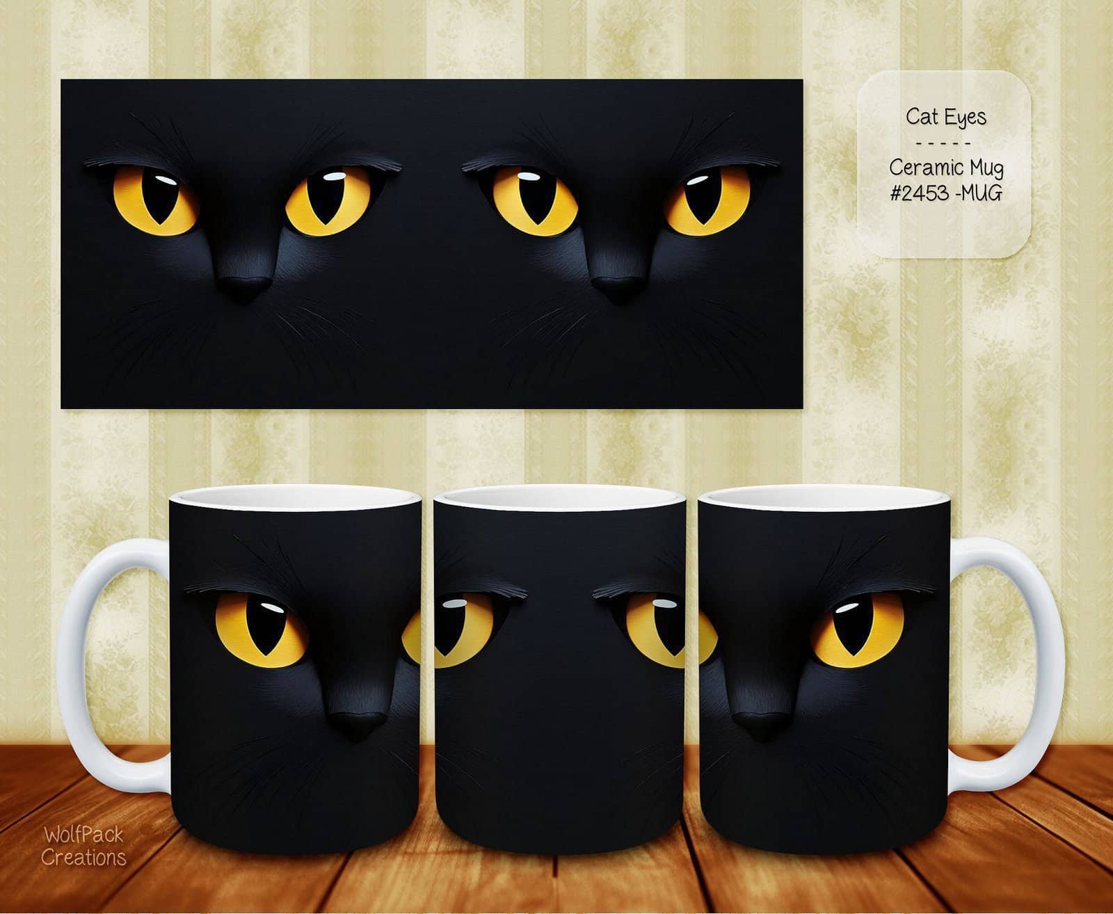 Stylish Ceramic Coffee Mugs for Cat Lovers