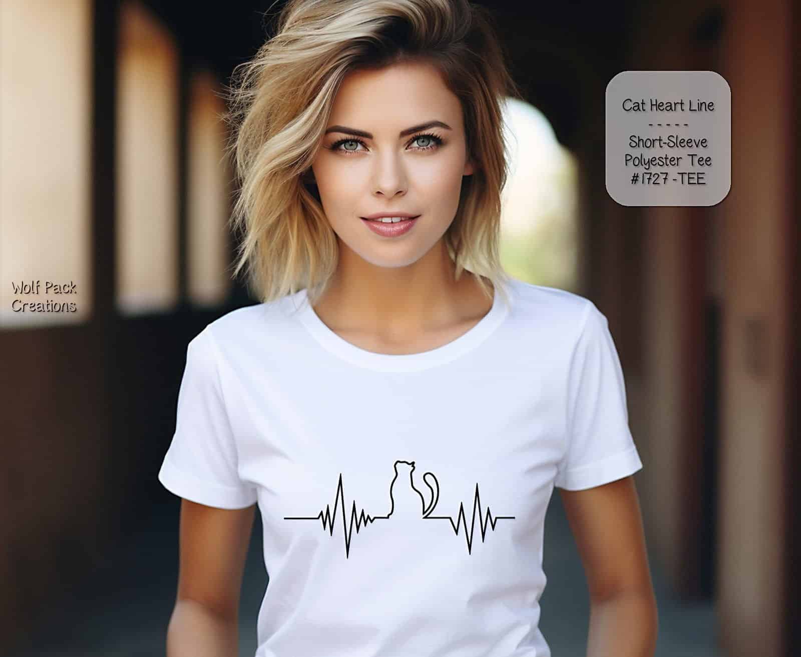 Essential Cat Heart Rhythm Shirt