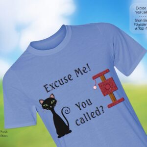 Cute Short Sleeve Shirt: Cat: You Called?