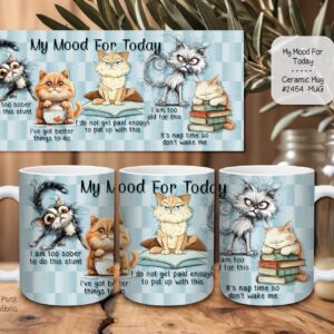 Stylish Ceramic Coffee Mugs for Cat Lovers