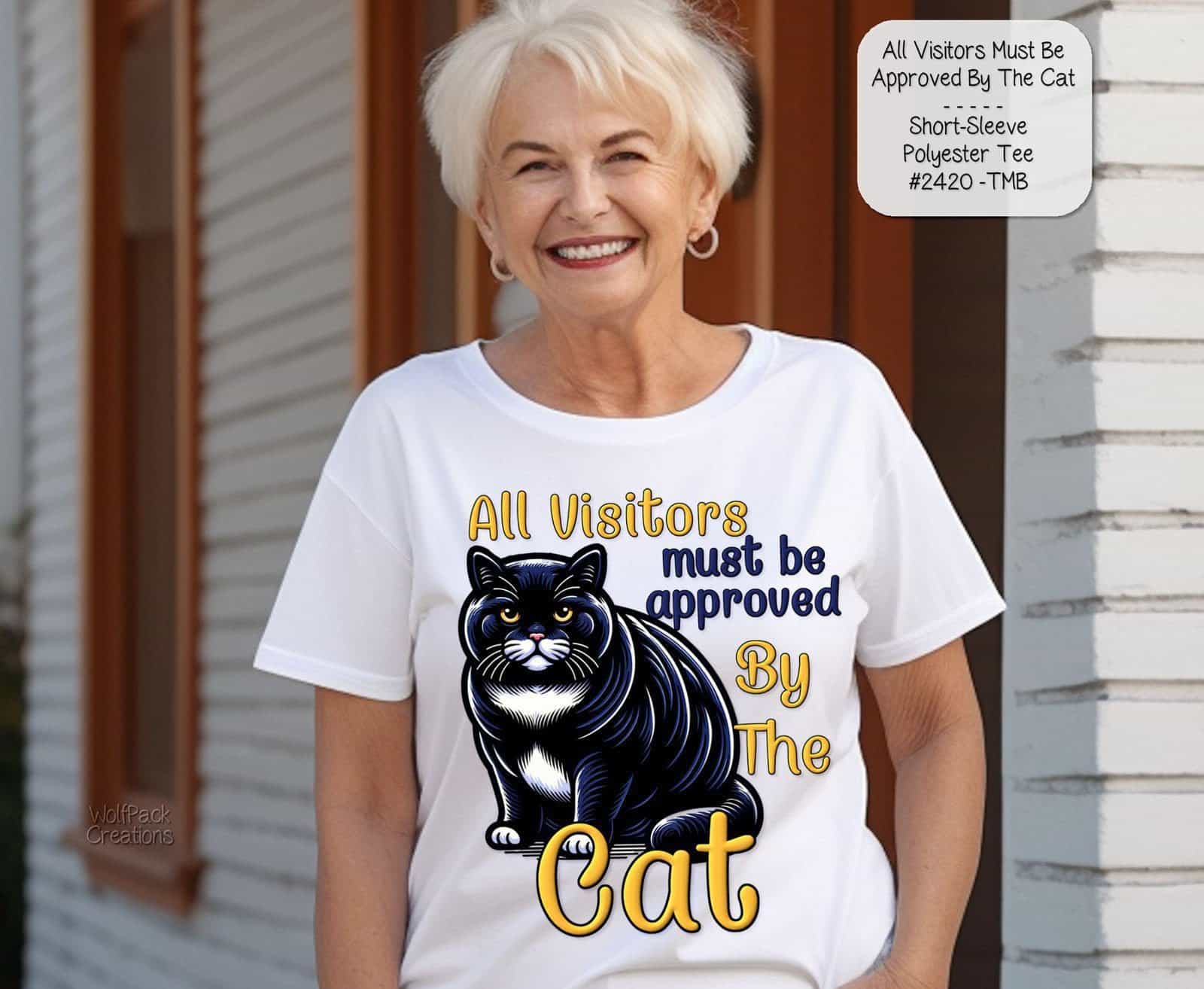 Delightful Cat Approval Shirt