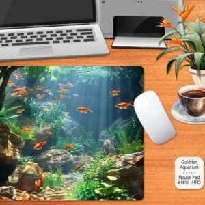 Goldfish Aquarium Mouse Pad