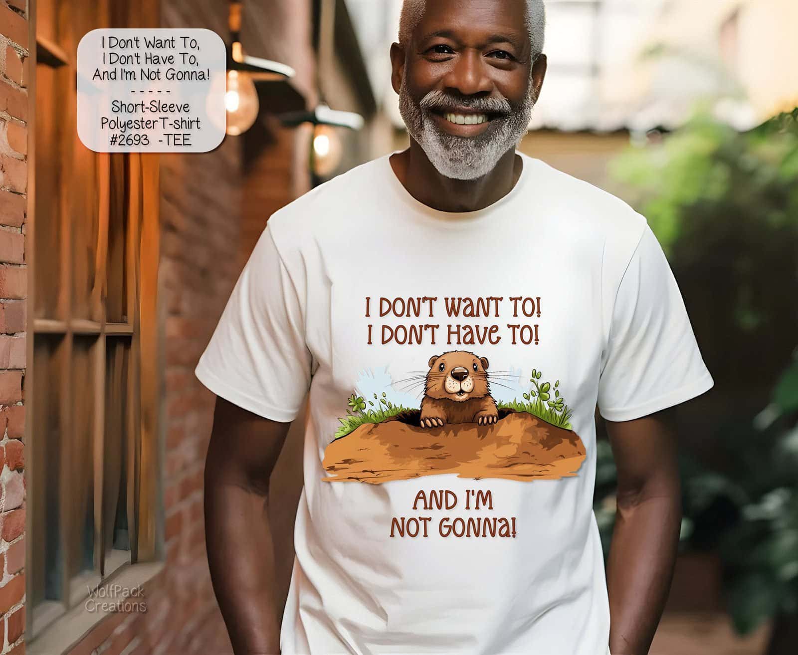 Stubborn Groundhog Shirt