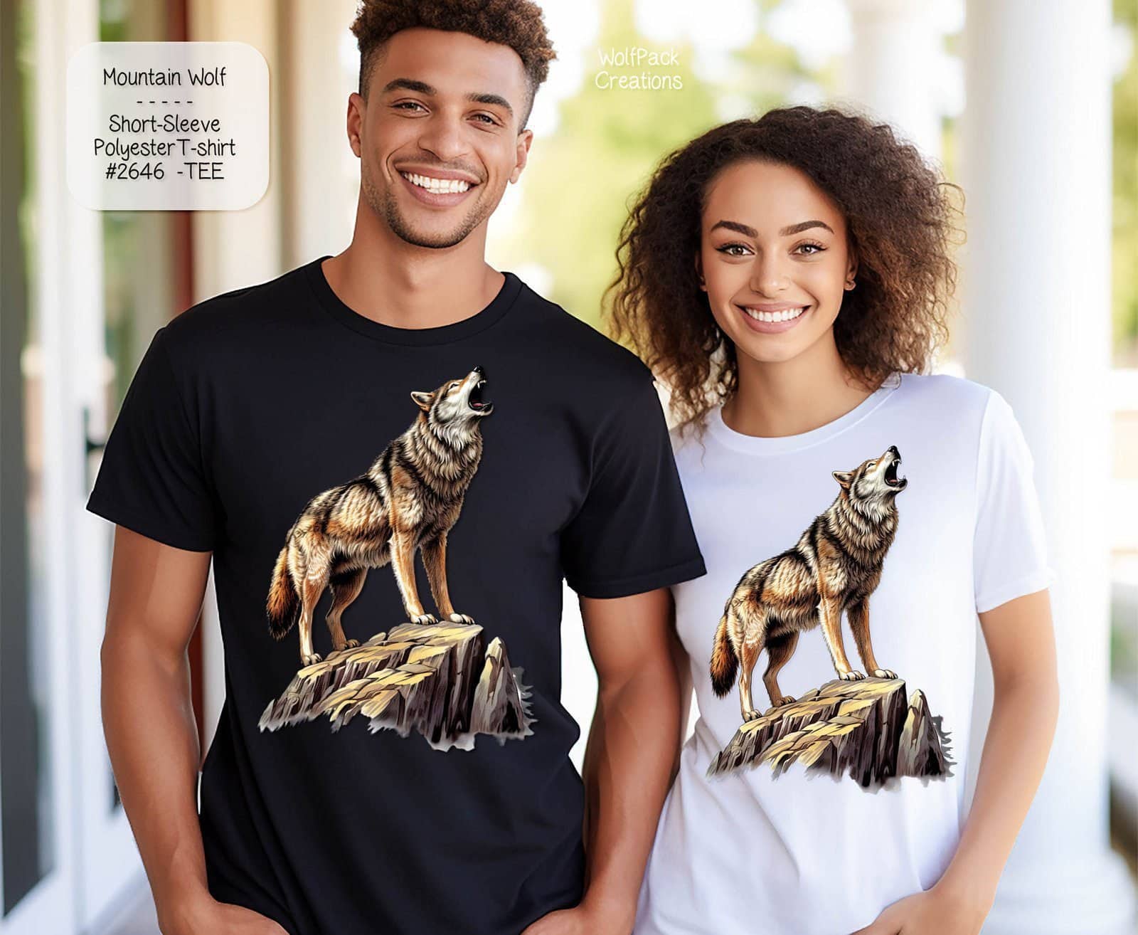 Majestic Mountain Wolf Shirt