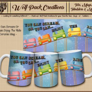 Beautiful Ceramic Mug: Enjoy the Ride
