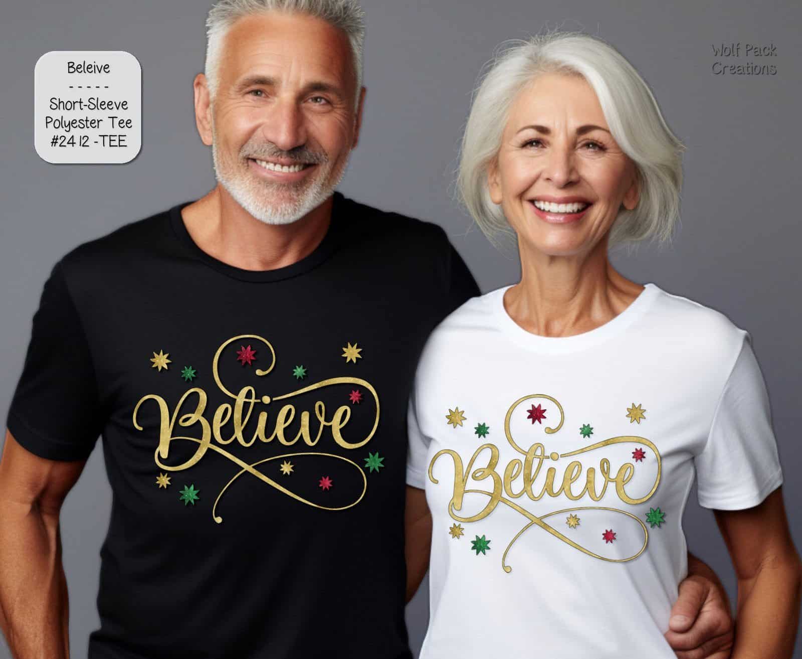 Bold Believe Christmas Shirt