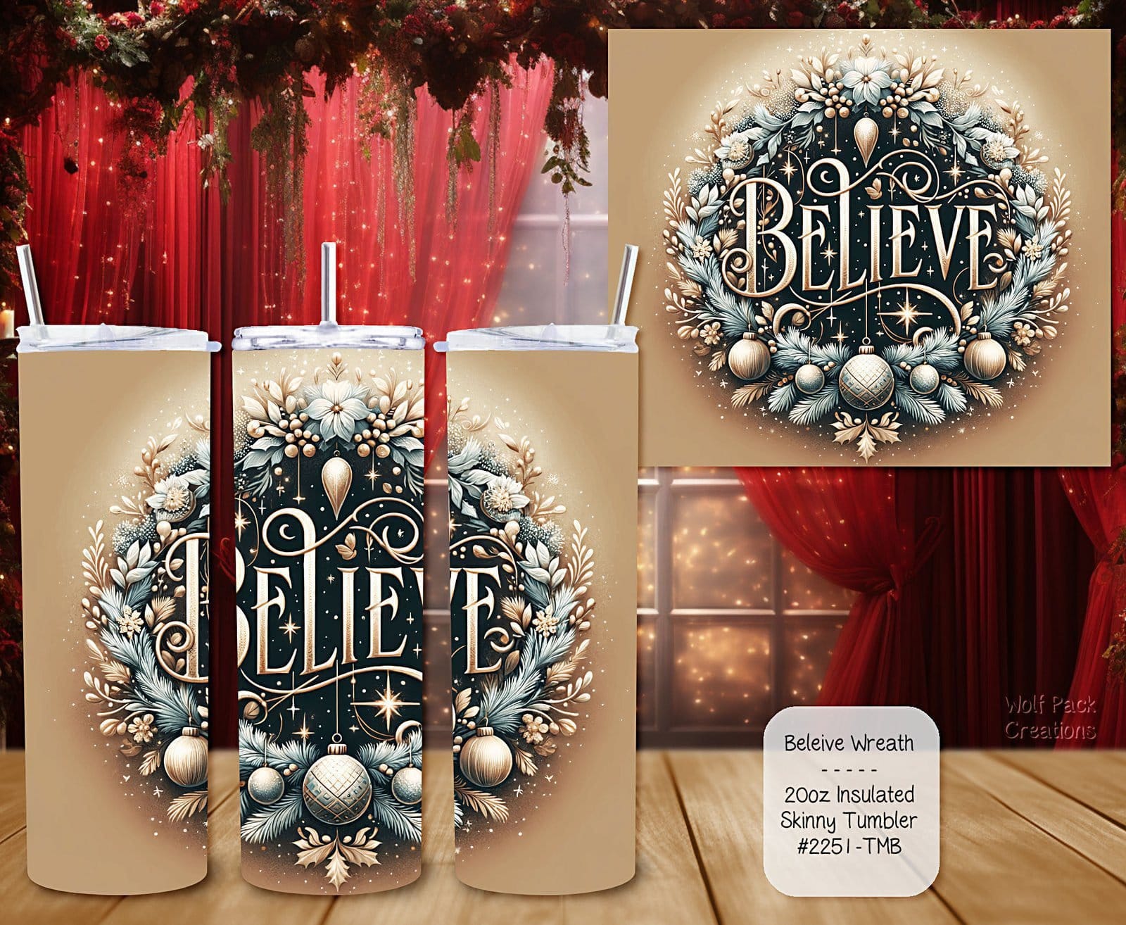 Introducing the Believe Stainless Steel Skinny Tumbler