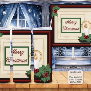 Stainless Steel Skinny Tumbler: Perfect for a Merry Christmas