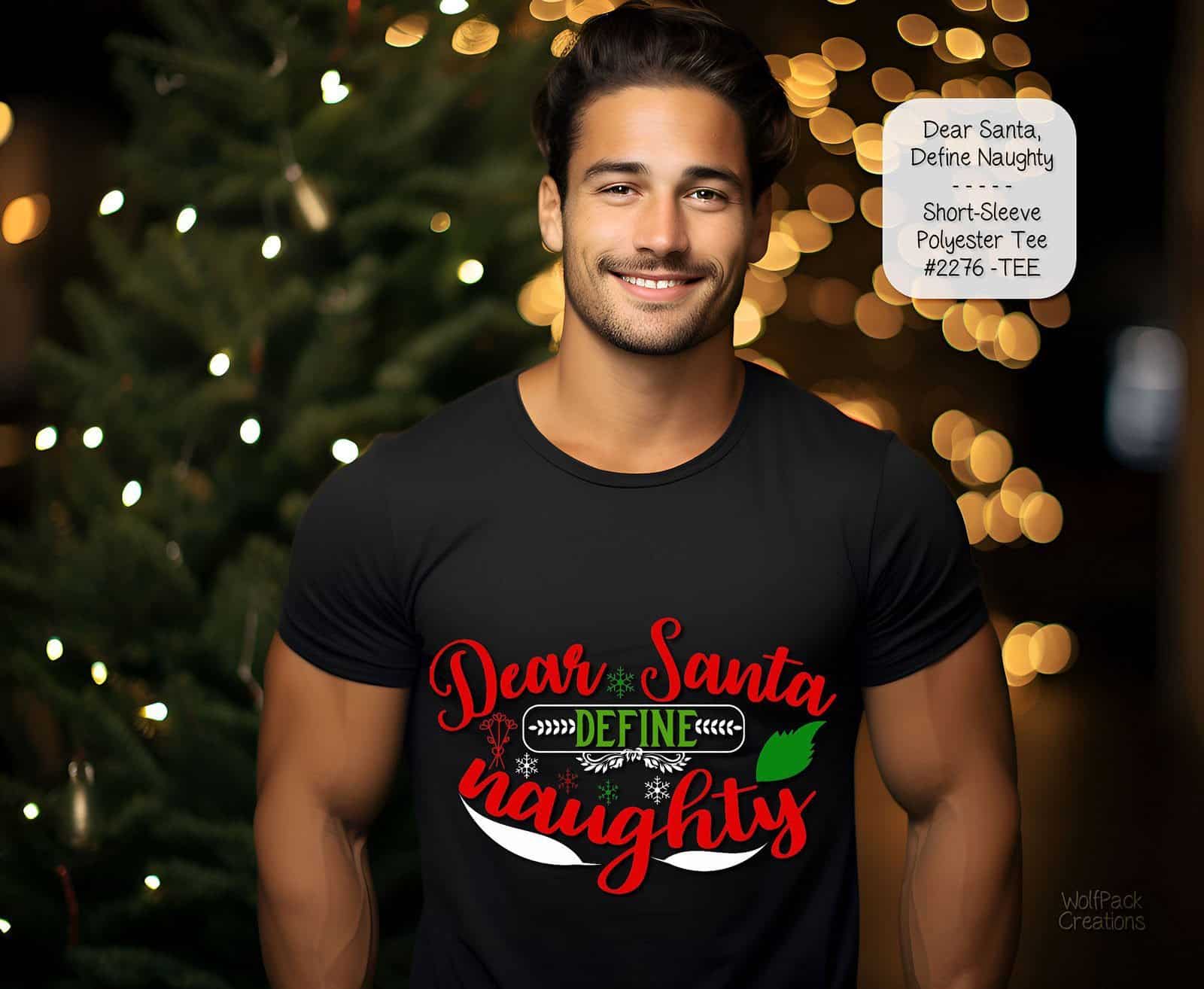 Funny Define Naughty Christmas Shirt