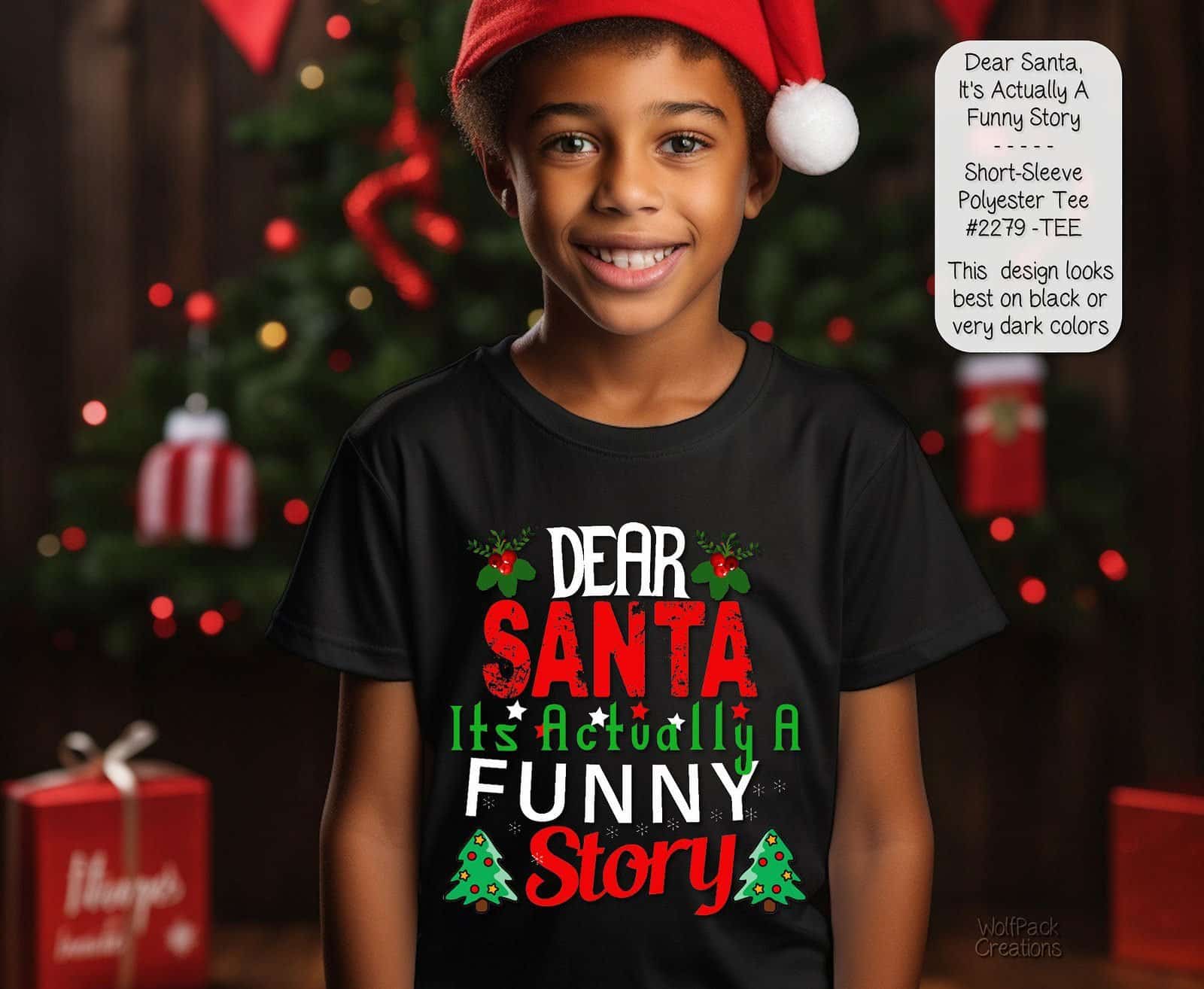 Funny Youth Santa Short Sleeve Shirt