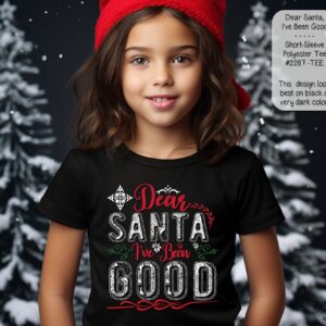 Unisex Youth Santa Short Sleeve Shirt: The Perfect Holiday Attire