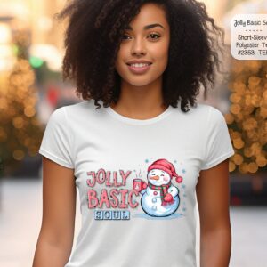 Stylish and Festive Short Sleeve Shirt: Jolly Basic Soul