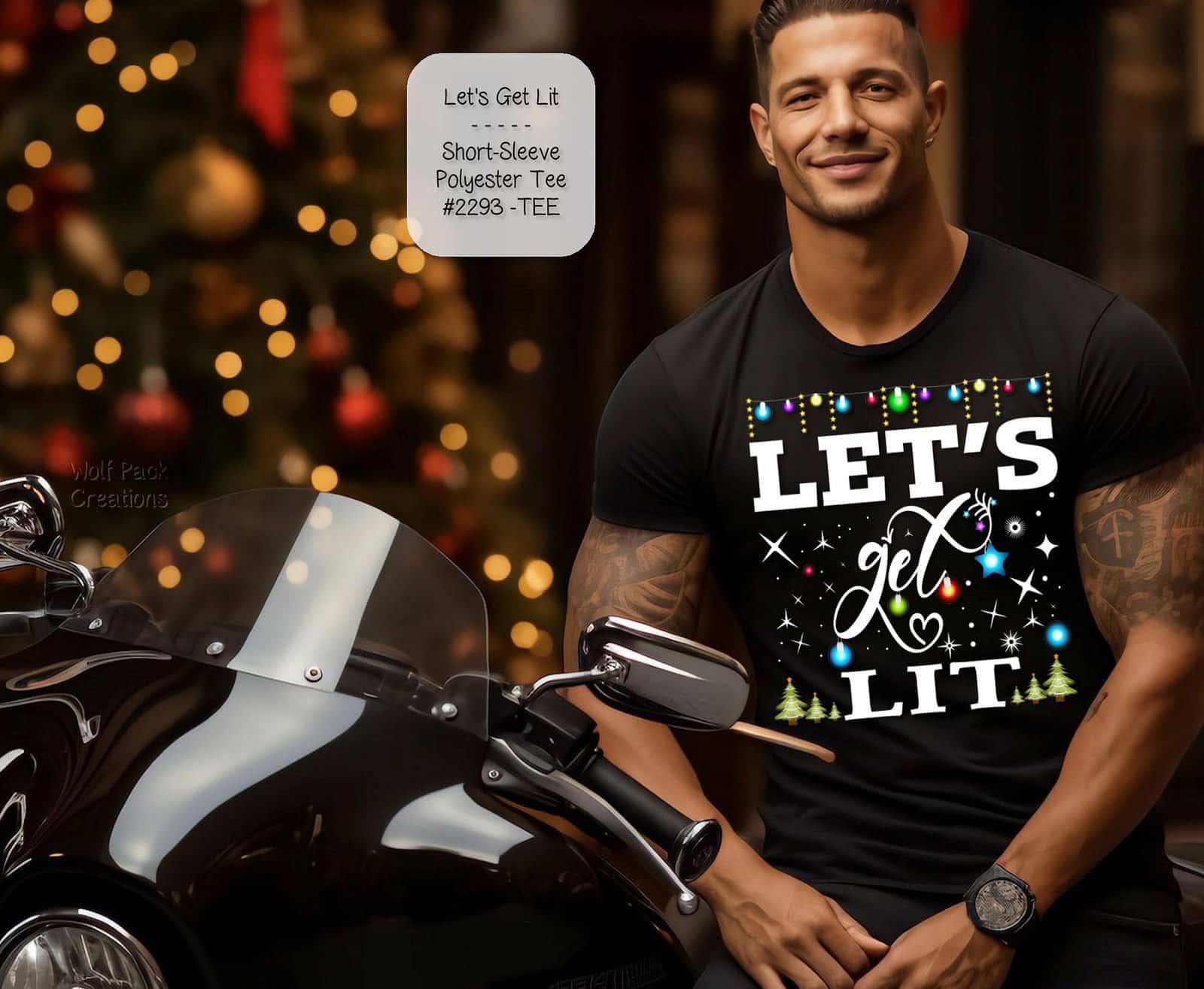 Magnificent Lets Get Lit Christmas Shirt