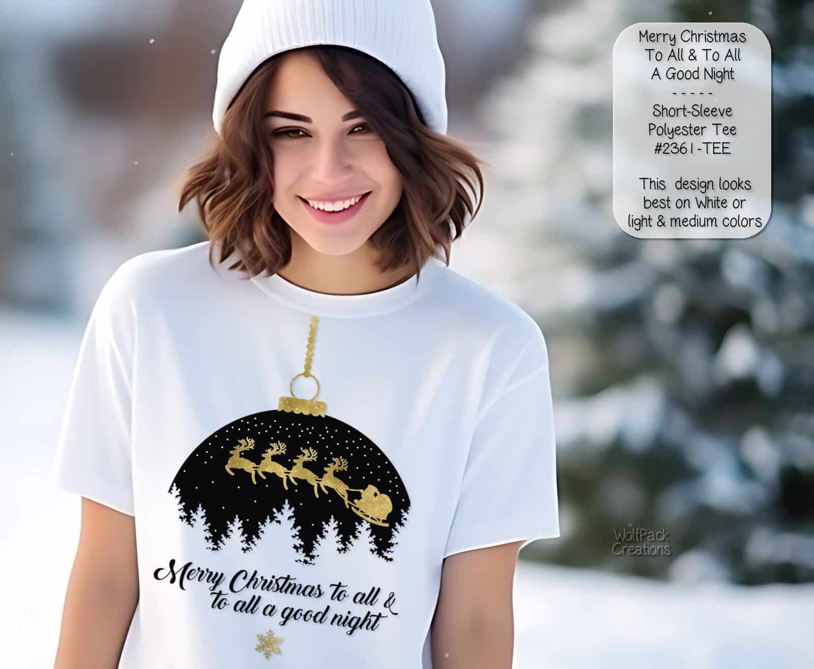 Festive Merry Christmas to All Shirt