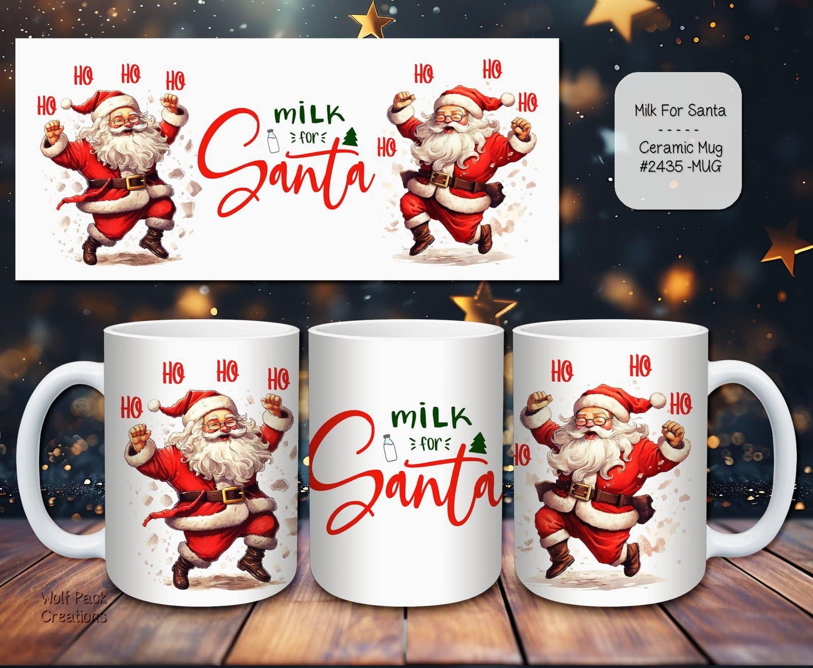 Perfect Ceramic Holiday Coffee Mugs to Leave Milk for Santa