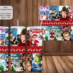 Nostalgic Christmas Movies Tumbler