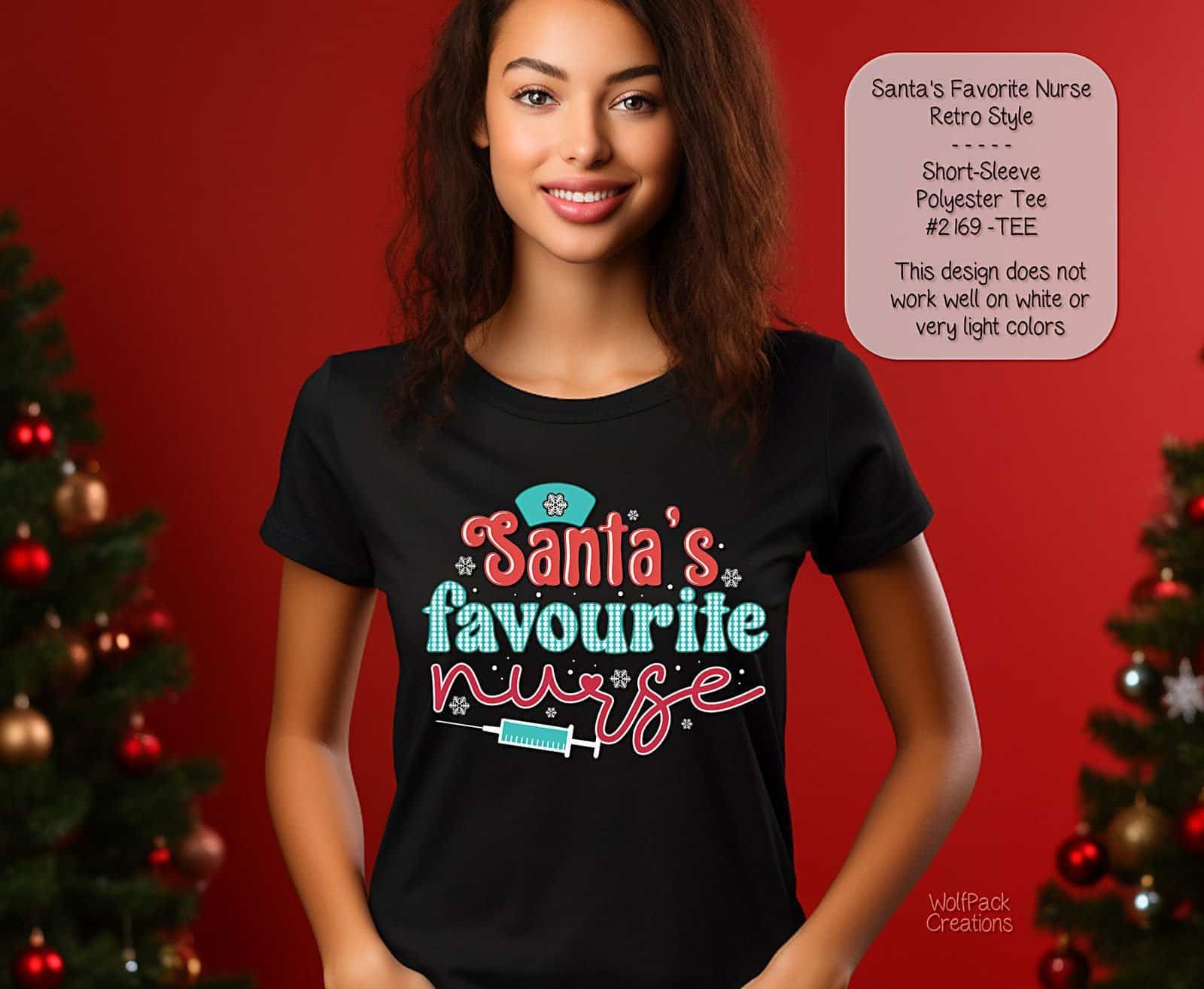 Jovial Santas Favourite Nurse Shirt