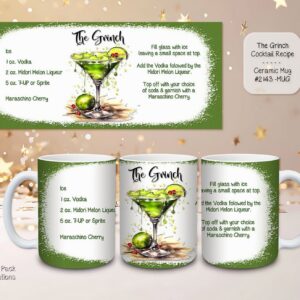 Charming Ceramic Coffee Mugs: Perfect for Every Sip of The Grinch Cocktail