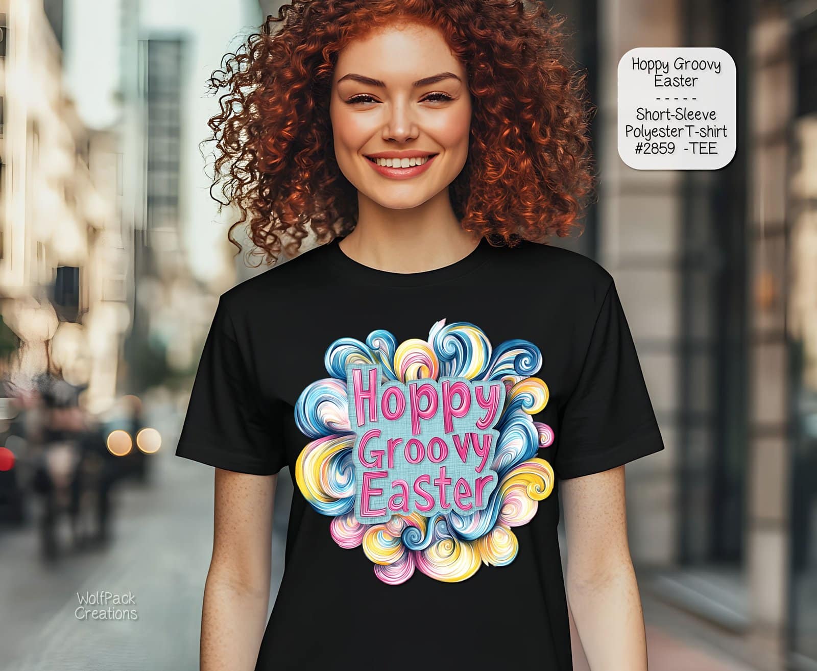 Trendy Hoppy Groovy Easter Shirt