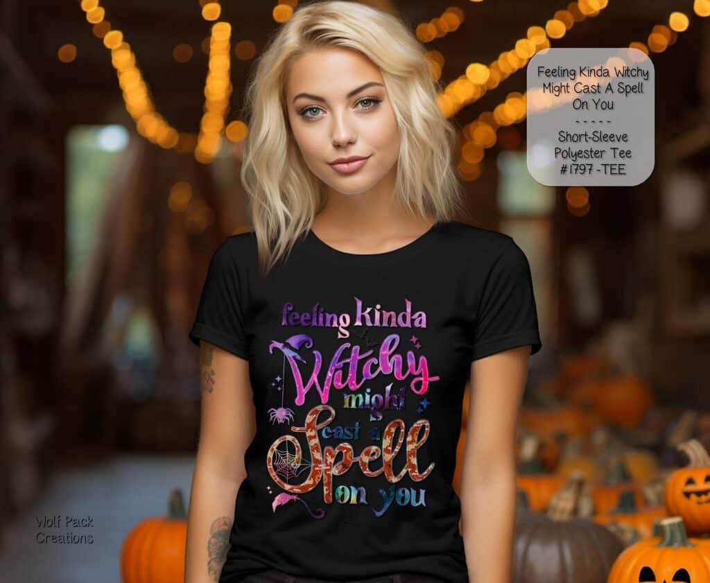 Beautiful Short Sleeve Shirt for Witch and Spell Enthusiasts