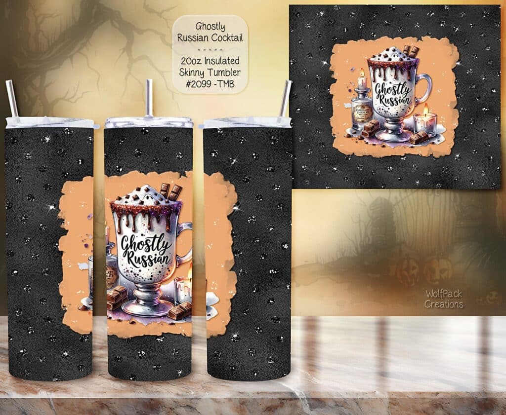 The Ultimate Skinny Tumbler for Ghostly Russian Drinks