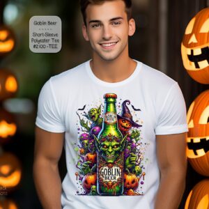 Stylish Unisex Goblin Beer Short Sleeve Shirt