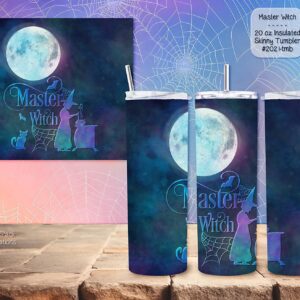 Enhance Your Drink Experience with Our 20 Ounce Insulated Skinny Tumbler for Witch Enthusiasts