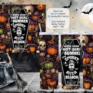 Enjoy Spooky Season with Our Stainless Steel Skinny Tumbler