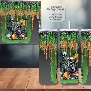 Introducing the Gravedigger 20 Ounce Skinny Tumbler