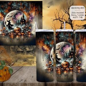 The Perfect Companion: Wandering Witch Stainless Steel Skinny Tumbler