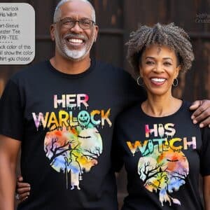 Stylish Unisex Short Sleeve Shirt for Warlock and Witch Alike
