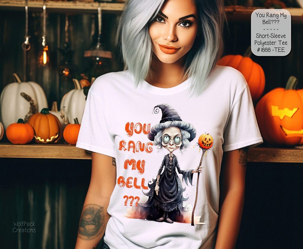 Stylish Halloween Witch Shirt