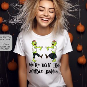 Zombie Dance Themed Short Sleeve Shirt: A Halloween Essential